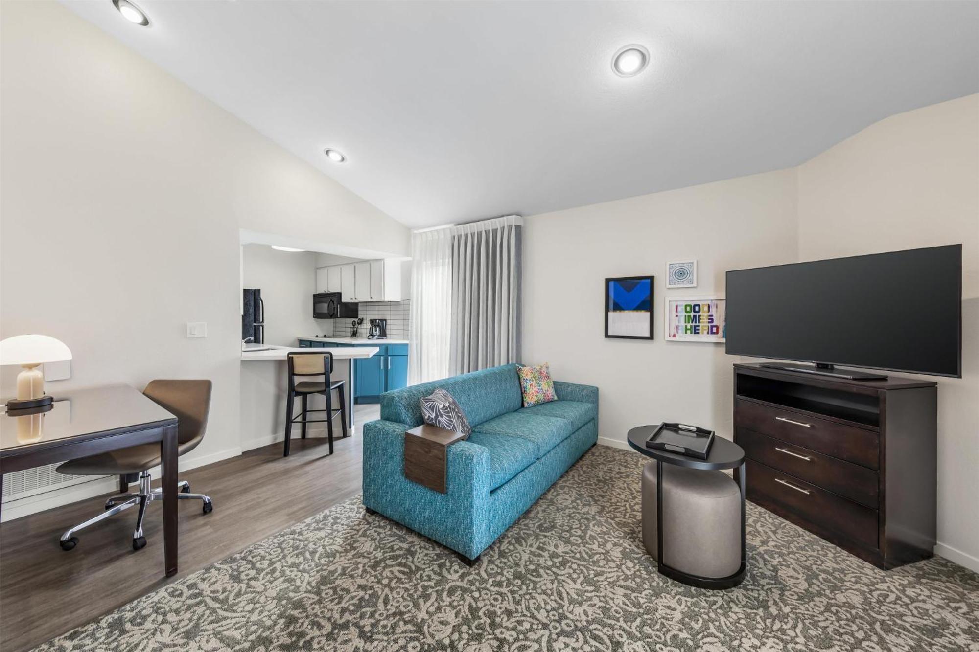 One-Bedroom Queen Suite Roll Shower Mobility Accessible