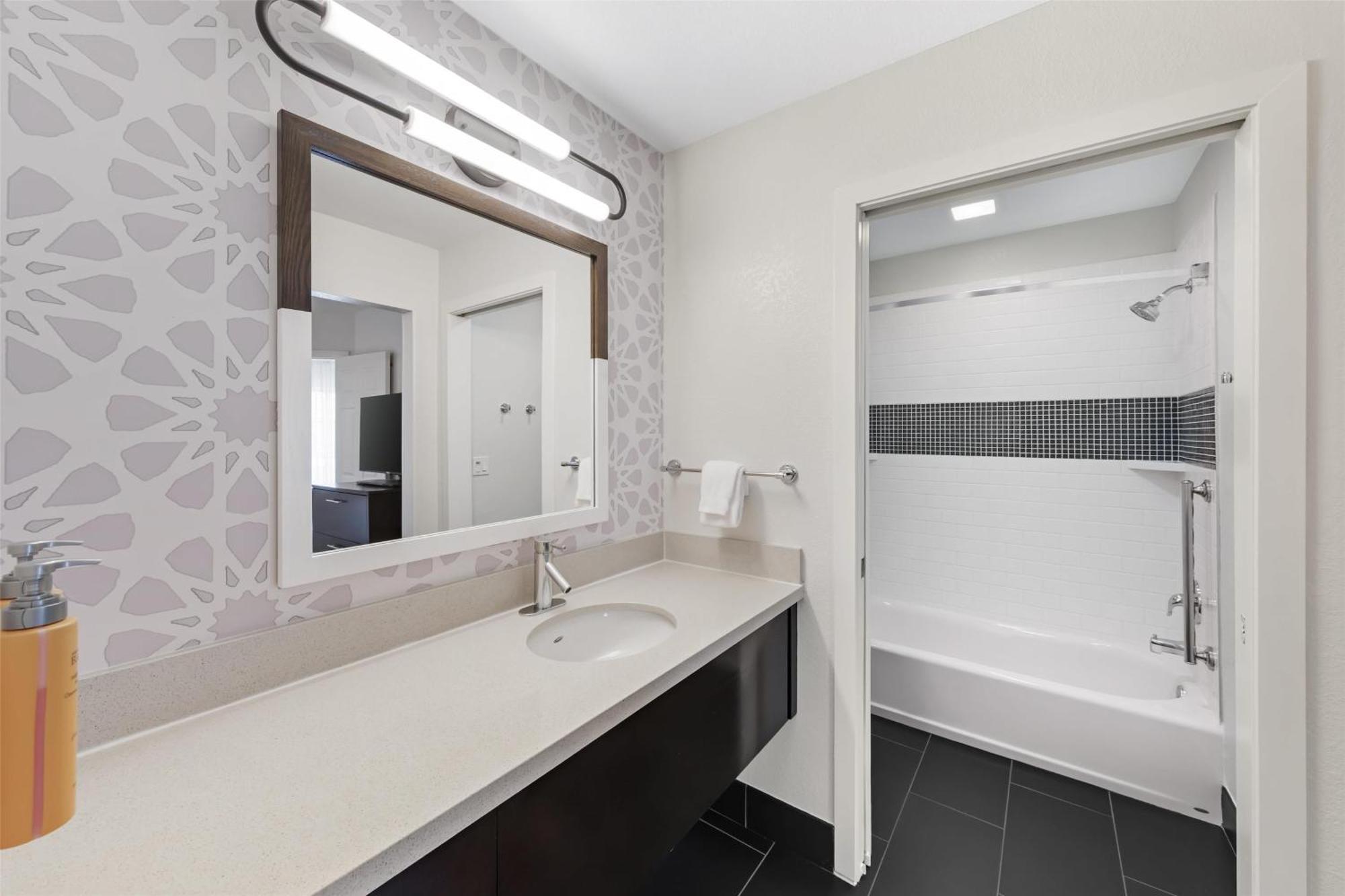 One-Bedroom Queen Suite Roll Shower Mobility Accessible